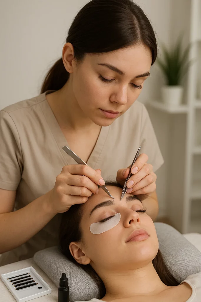 Базовый курс по наращиванию ресниц